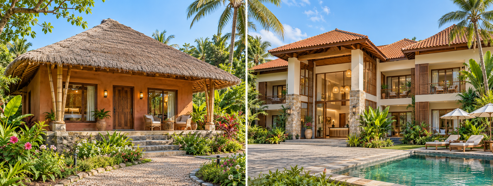 Natural building and boutique hotel designs