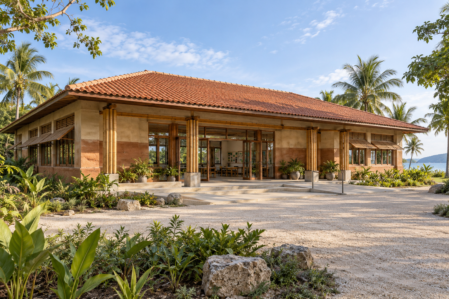 Eco Learning & Activity Centre — illustrative architectural reference