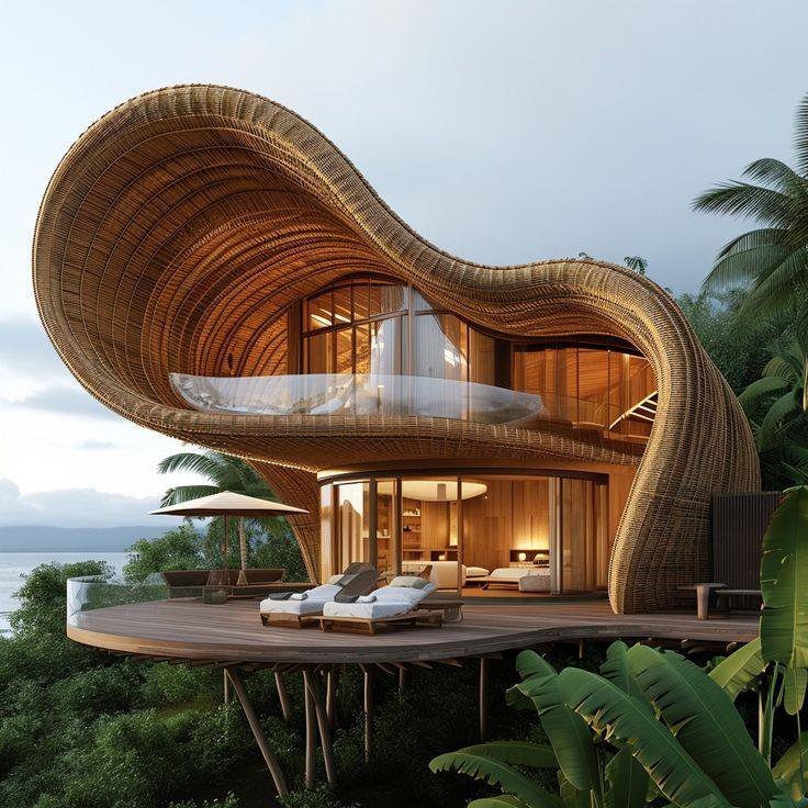 Two-Storey Bamboo Cottage – Model 007