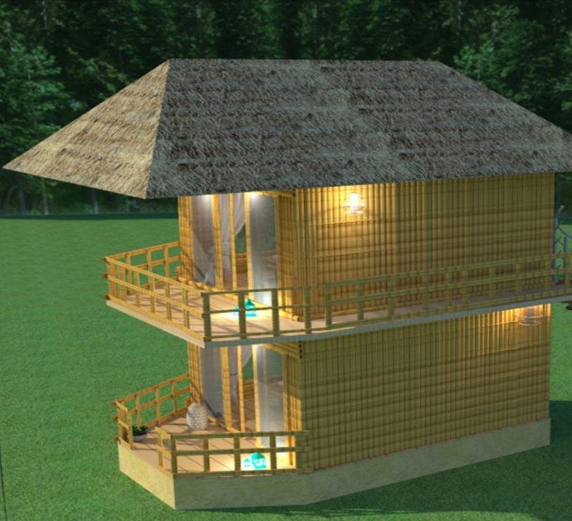 Maldives – Thinadhoo – Bamboo Cottages – Model 013