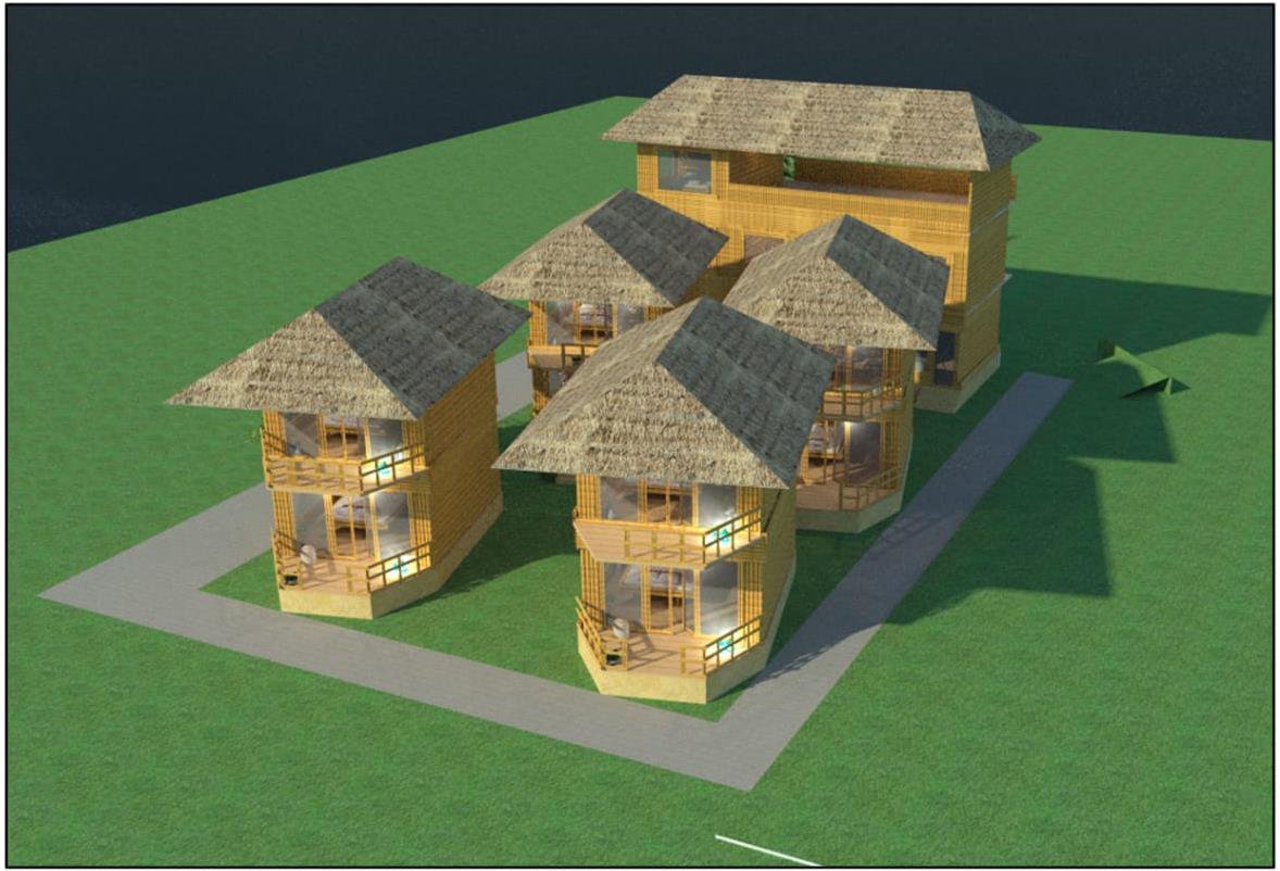 Maldives – Thinadhoo – Bamboo Cottages – Model 014
