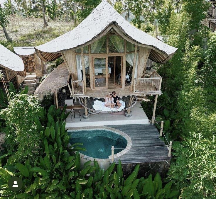 Bamboo House Reference Model 019 – Forest pool cottage